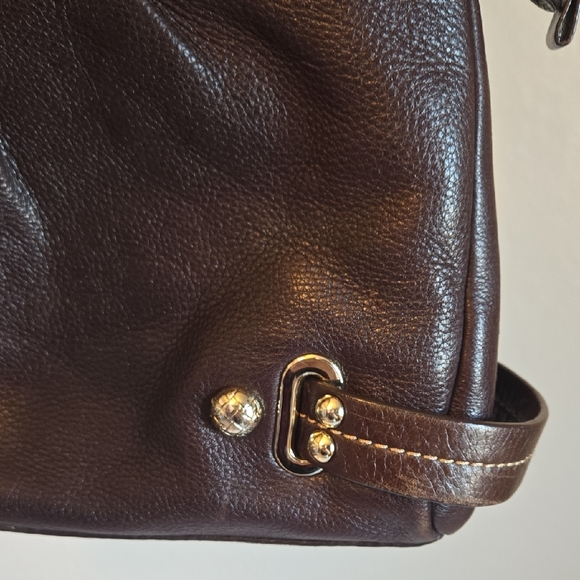 Elliott Lucca Leather Dark Brown Purse - Picture 11 of 16